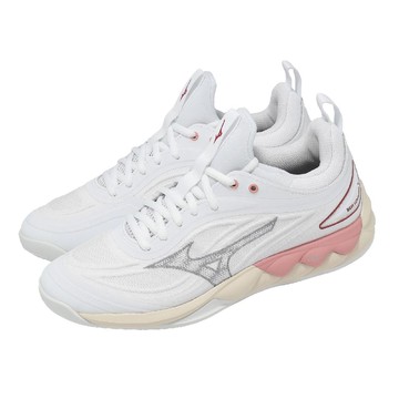 排球鞋 Wave Luminous 3 女鞋 白 灰 緩衝 室內運動 V1GC2420-73