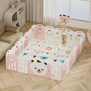 免運 嬰兒圍欄 寶寶游戲圍欄嬰兒防護欄地上爬行墊客廳兒童室內家用安全護欄柵欄