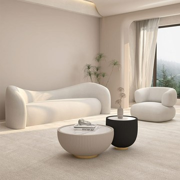 【台灣公司 可打統編】北歐客廳雙人沙發 奶油風臥室小戶型羊羔絨美容院接待小戶型適用 可開發票 全館六折 工廠現貨直銷 新品特價 c9112