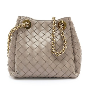 BOTTEGA VENETA BV 寶緹嘉 石灰色 編織羊皮 Parachute 肩背包 817175 【二手名牌BRAND OFF】