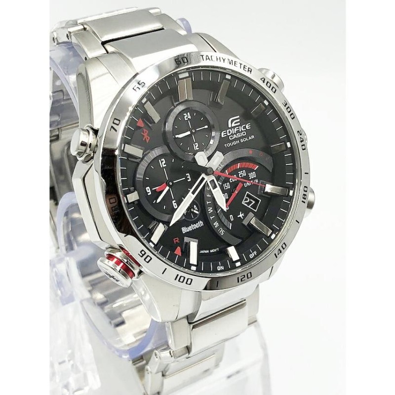 カシオ エディフィス CASIO EDIFICE Bluetooth ブルートゥース 対応 ソーラー 腕時計 メンズ TIME TRAVELLER  タフソーラー EQB-501XD-1A | LINEショッピング