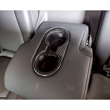~歐力斯~特斯拉 Tesla Model Y ModelY 水杯框 水杯裝飾框 後水杯框 水杯框飾板 水杯飾蓋 碳纖維紋