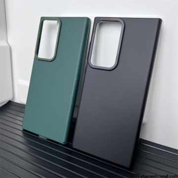 適用三星S23Ultra手機殼S23新款S23+全包邊PC硬殼S22Ultra金屬鏡框S22+輕薄S22簡約S23U高級感S22U防摔保護套