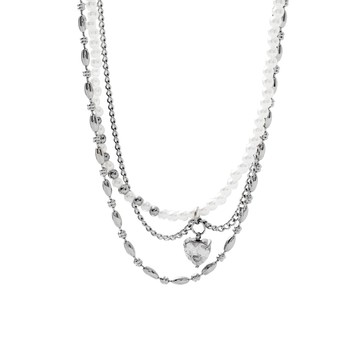 [鋼飾] 左岸意象鎖骨鍊 / Left Bank Image Necklace