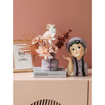 輕奢風仿真花束玫瑰花家居客廳餐桌假花花藝擺設北歐擺件絹花裝飾