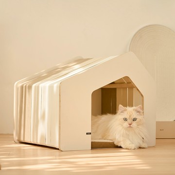 duit 寵物玩樂原木小屋  1個  混色  55 x 51.1 x 46.9 cm