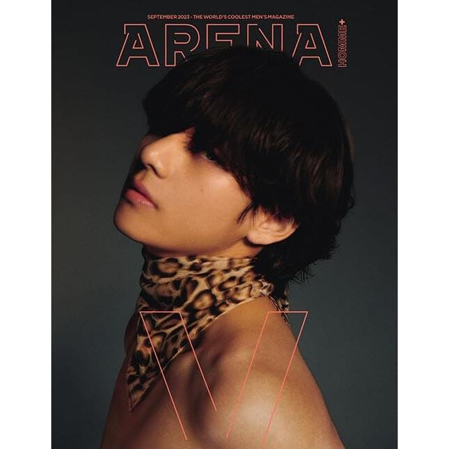 『[B TYPE] 韓国雑誌 ARENA HOMME  (アリーナ・オム・プラス) 2023年 9月号 (防弾少年団のV表紙)』ARENA HOMME（マガジンプラス）