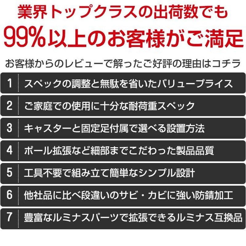 特上品 スチールラック 組み立て簡単 防カビ加工 インテリア・住まい