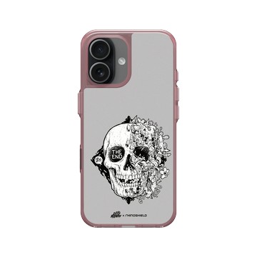 iPhone 17 Clear (相機按鈕) 晶醺玫 - Ted Leonid Melendres - Diamond Skull 鑽石骷顱