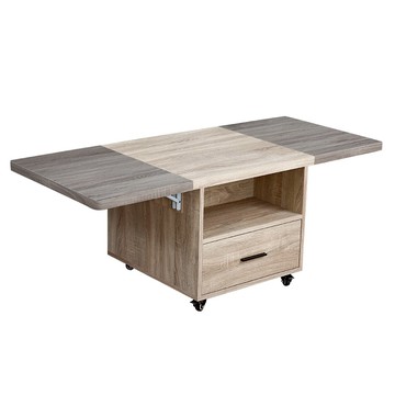 【多瓦娜】拍拍折合茶几-二色梧桐