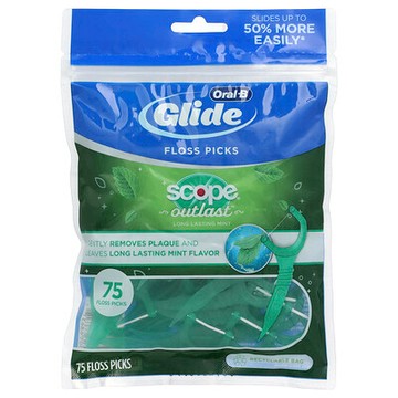Oral-B, Scope® Outlast™ 牙線棒，薄荷味，75 支