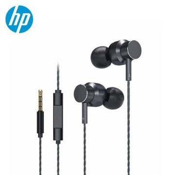 【HP 惠普】DHE-7001 有線入耳式耳機麥克風 (黑色)