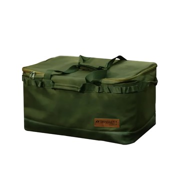 sansui 山水 戰術收納袋(綠色) 55L 露營收納箱 可拆卸隔板 雙拉鍊設計  1入