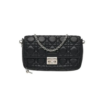 DIOR CANNAGE 藤格紋翻蓋包鏈條包斜背包