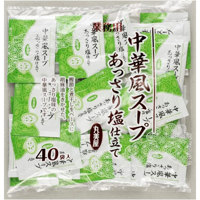 丸美屋フーズ 中華風スープ あっさり塩仕立て(2.5g40食入) 業務用 100g 1個