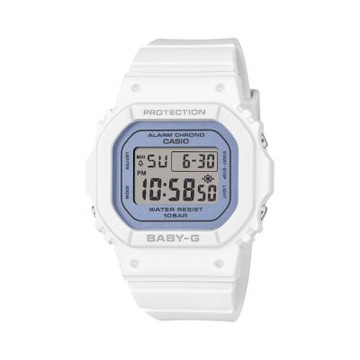 CASIO卡西歐 BABY-G 芭蕾風 優雅光澤 奢華質感 電子錶款 白 BGD-565SC-2B_37.9mm