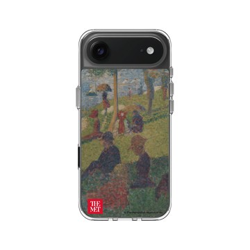 iPhone Air Clear Case（相機按鈕） 透明 - The MET - 秀拉《大碗島的星期天下午》
