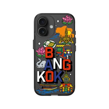 iPhone 16 Clear (相機按鈕) 酷墨灰 - City Collection 城市系列 - 曼谷