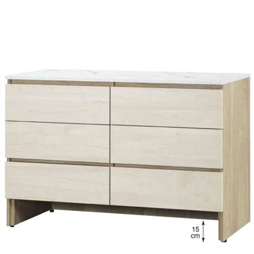 AS雅司-波撥仿石面六斗櫃-120.7*40*80.2cm