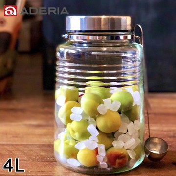 ADERIA 日本進口時尚玻璃梅酒瓶4L