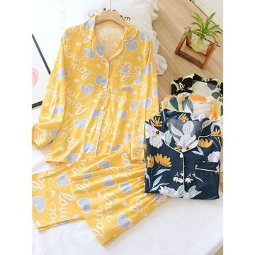 Casual wear loose pajamas women's home wear寬松睡衣女家居服