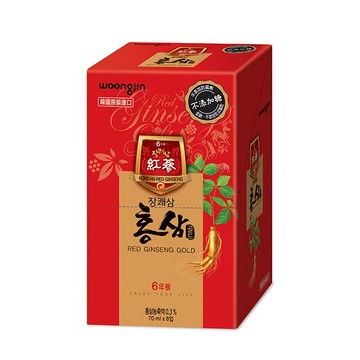 【7-ELEVEN】韓國熊津不添加糖紅蔘飲8入組