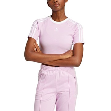 【Adidas 愛迪達】 3 S BABY TEE 圓領短袖T恤 女 - JC6365