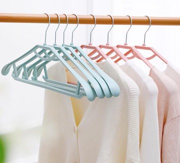 衣架 家用無痕衣架加粗防滑塑料衣服掛衣撐晾衣衣服架衣服撐臥室室內