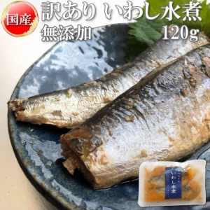 在庫処分 いわし 水煮 無添加 国産 120g 訳あり メール便 送料無料 [いわし水煮120g BS] ポイント消化 ネコポス 即送