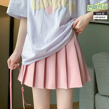 【小香風高腰】百褶裙 半身裙 短裙 西裝裙 休閒裙 夏季新款 氣質顯瘦 小個子友好 通勤約會穿搭