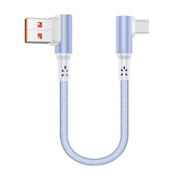 短款充電寶彎頭數據線60W快充雙typeC適用華為蘋果16vivo安卓iPhone14/15車載短線50厘米0.1/0.2/0.3米充電線