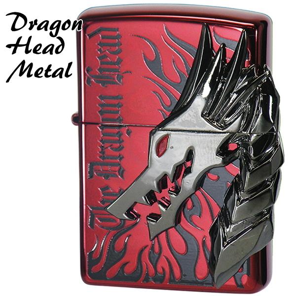 ZIPPO ジッポー ライター ZDH-301RD ドラゴンヘッド ワインレッド 赤 