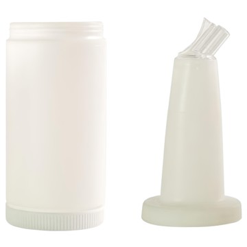 巴果果 圓型果汁罐 1L (白色)  1個