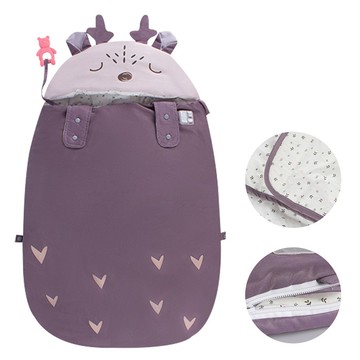 嬰兒抱被 感溫新生兒睡袋 防驚嚇襁褓純棉動物包巾