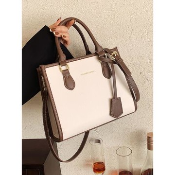 高級感時尚女士手提包女2025新款百搭通勤托特包洋氣斜挎包媽媽包