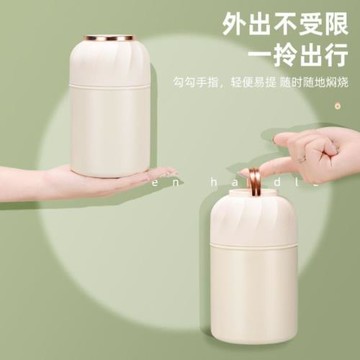 上班族大口徑粥杯燜燒杯不銹鋼便攜煮粥新款學生餐具大容量燕窩