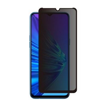 RedMoon realme 5 9H防窺玻璃保貼 2.5D滿版螢幕貼