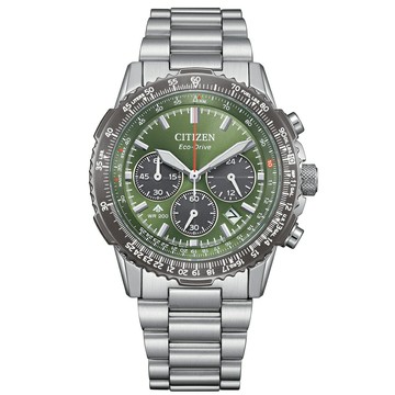 送禮首選★CITIZEN 星辰Promaster系列飛行綠色光動能腕錶CA4664-60W  附提袋【全館滿額折價★APP下單點數4倍送】線上購買享_實體門市同步服務