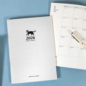 Chuyu 2026年A5/25K月計劃+筆記/日記/日誌/手帳/手札行事曆