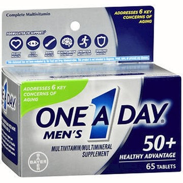 One A Day Men's 50+ Healthy Advantage Multivitamin - Multimineral Tablets 65 Tabs by One-A-Day