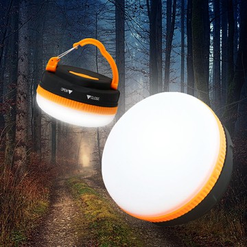 LED磁吸露營燈 電池燈 磁鐵燈 帳篷燈 野營燈 露營掛燈 露營小夜燈 應急燈 提燈【EG539】99750走走去旅行