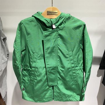 春秋辛巴娜娜童裝男童綠色連帽風衣中小兒童夾克外套B1BE83126
