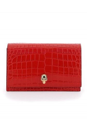 Alexander Mc Queen - Skull Mini Shoulder Bag - Womens - Red