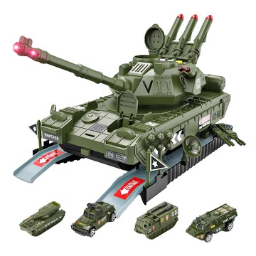 cute stone 盟石 兒童軍用小汽車與坦克車套裝玩具 SJ671A  1組