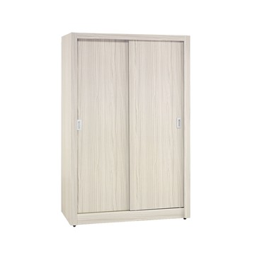 【本木】烏索普 4x7尺推門衣櫥 白梣木