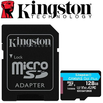 Kingston 金士頓 128GB microSDXC TF U3 V30 A2 記憶卡 SDCG4
