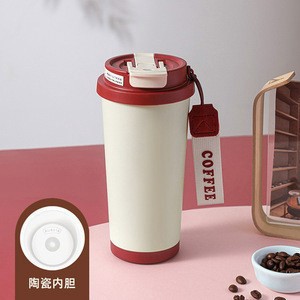 【⚡精選優品】咖啡杯 不鏽鋼保溫杯 保溫瓶 保溫杯 新款 陶瓷保溫杯 隨行杯 咖啡杯 陶瓷保溫瓶