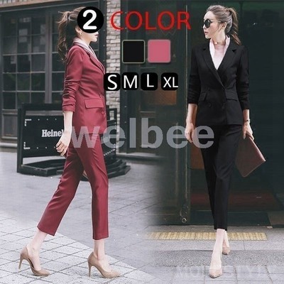 パンツスーツsiレディースおしゃれスーツパンツ黒のパンツスーツビジネススーツ入学式卒業式セレモニースーツブラックフォーマル事務服 通販 Lineポイント最大get Lineショッピング