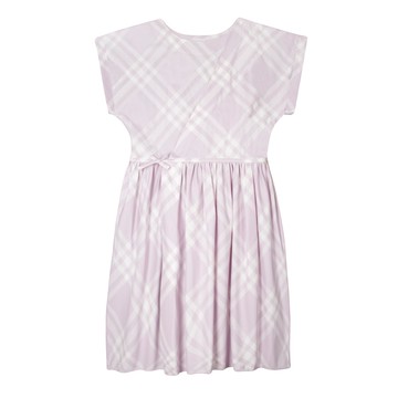 BURBERRY Kids 棉質格紋洋裝