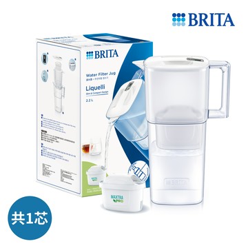 [家速配]BRITA日系簡約濾水壺MXPRO-白